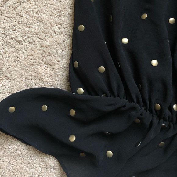 Kenneth Cole Polka Dot Blouse - Picture 3 of 4